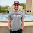 Load image into Gallery viewer, Grey West Texas A&M Alumni Script Tee