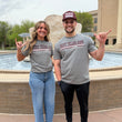 Load image into Gallery viewer, Grey West Texas A&M Alumni Script Tee