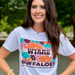 Load image into Gallery viewer, WTAMU Spring Florals White Graphic Tee