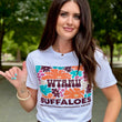 Load image into Gallery viewer, WTAMU Spring Florals White Graphic Tee