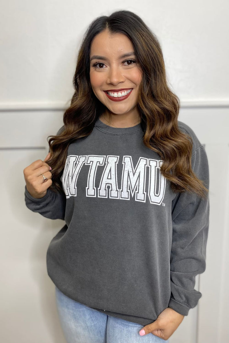 WTAMU Collegiate Comfort Colors Sweatshirt WT Fan Gear