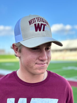 West Texas A&M Strike Embroidery Trucker Cap