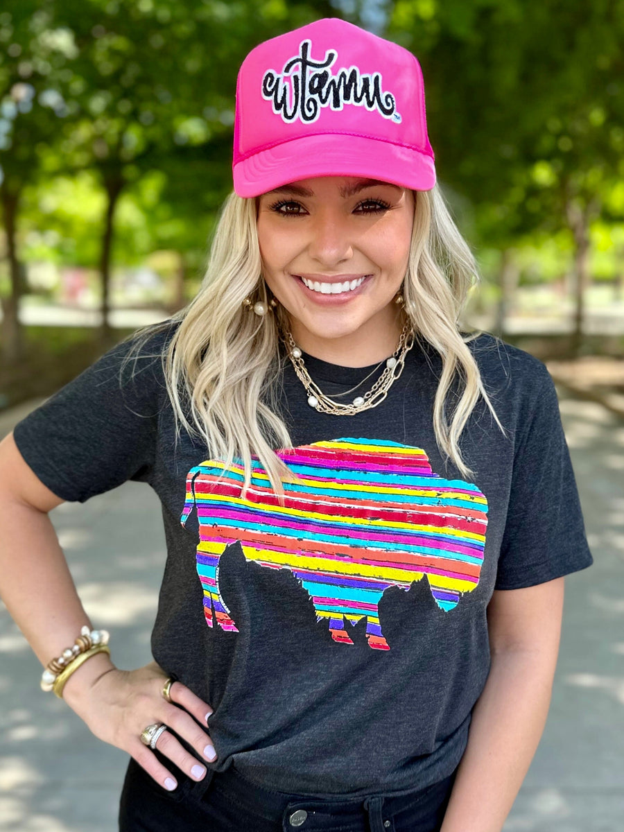 Serape Buffalo Short Sleeve Tee