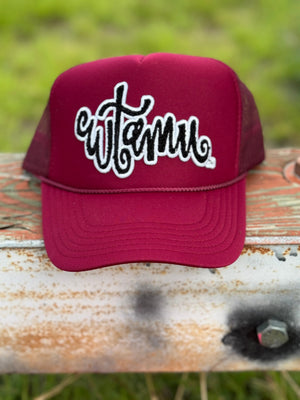 WTAMU Chenille Patch Trucker Cap