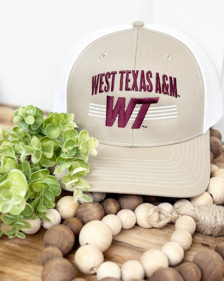 West Texas A&M Strike Embroidery Trucker Cap