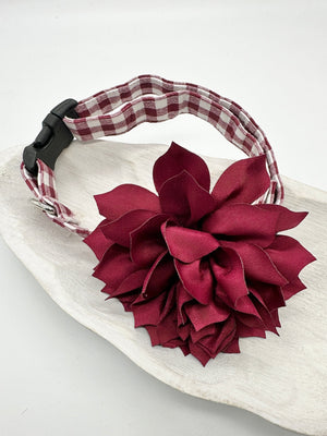 Flower Bow Pet Collar Attachment