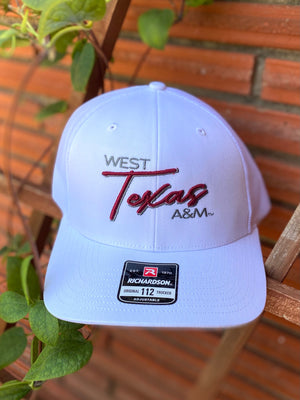 West Texas A&M Script Puff Trucker Cap