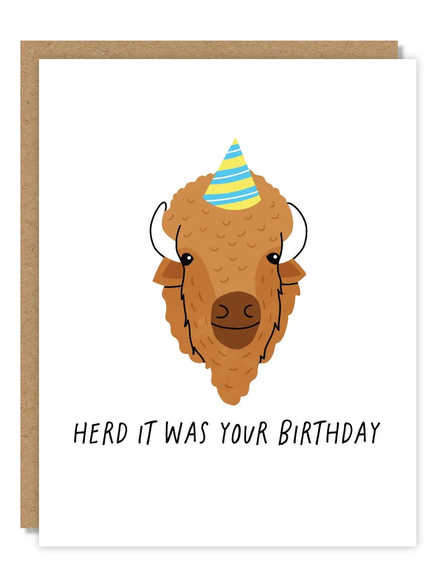 Herd It Was Your Birthday Card