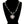Load image into Gallery viewer, Beaded Buffalo Coin Necklace - Silver - necklace - 806
