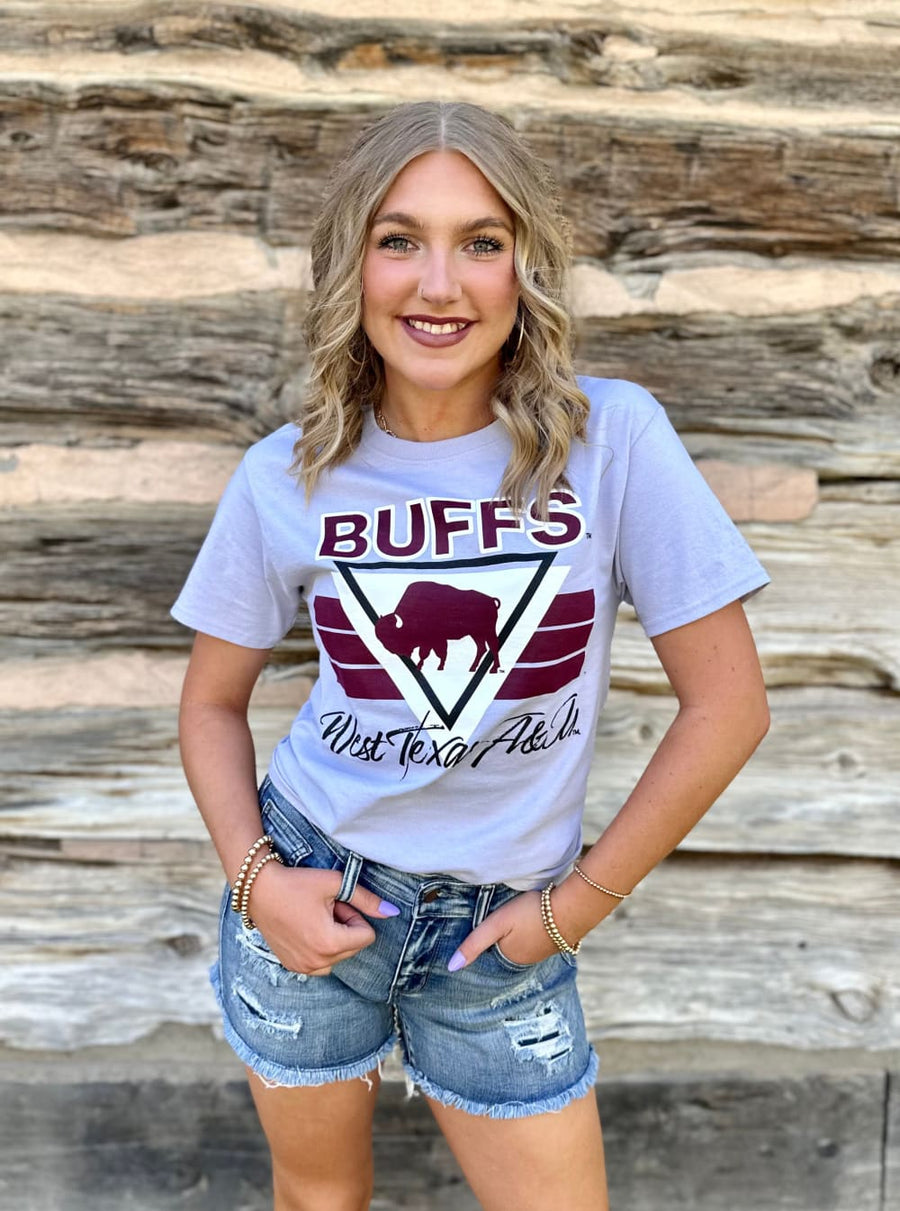Faded Buffs Tee - Shirts & Tops - WT Fan Gear: Buffalo,
