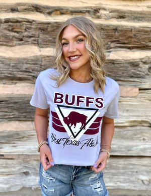Faded Buffs Tee - Shirts & Tops - WT Fan Gear: Buffalo,