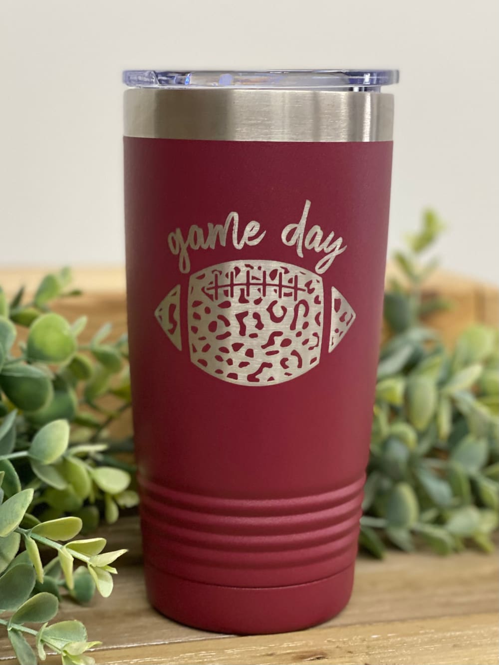 Texas A&M Maroon Tumbler With Straw