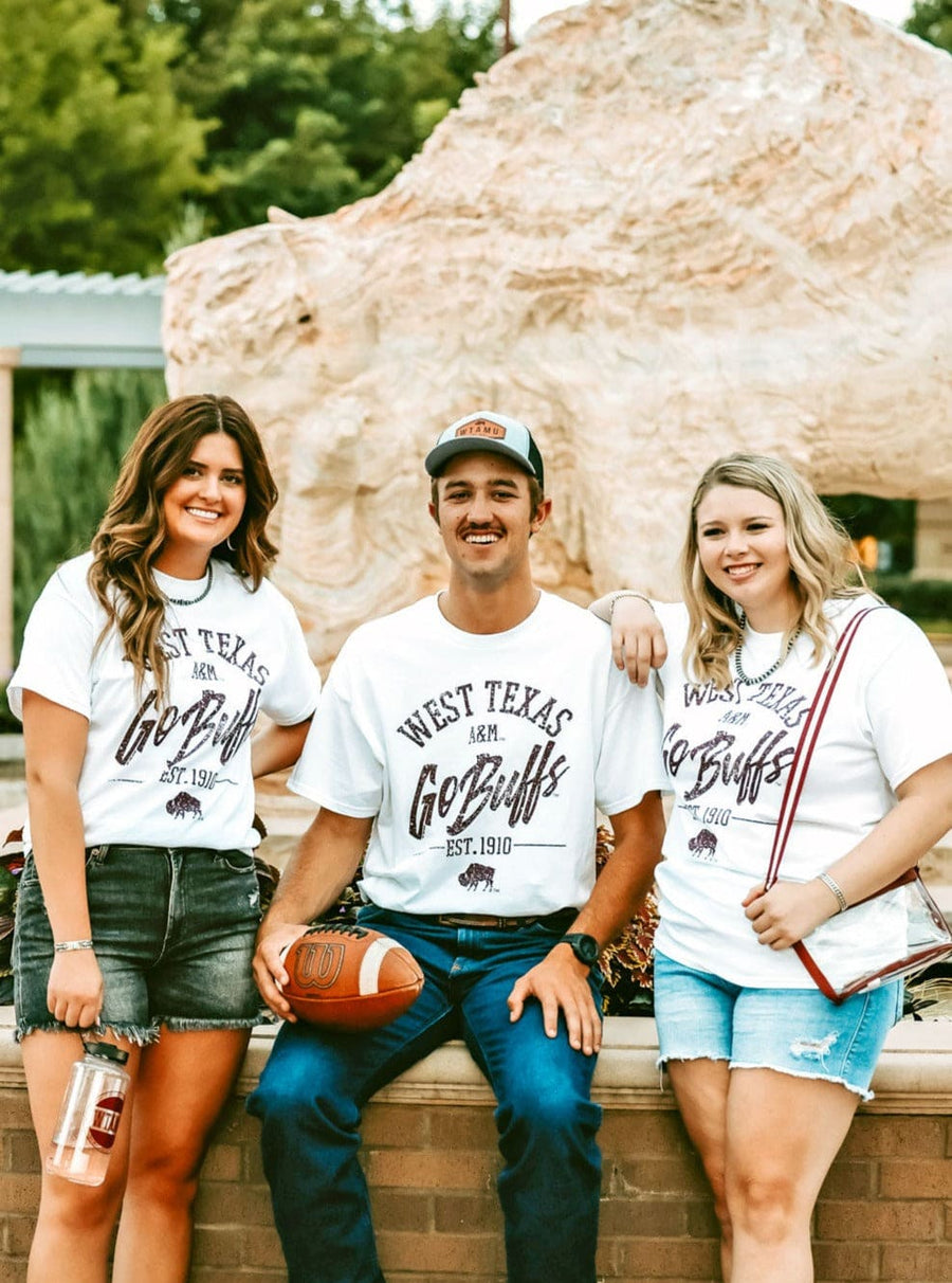 Let’s Go Buffs - Blessed Buffalo Boutique: color-maroon, 