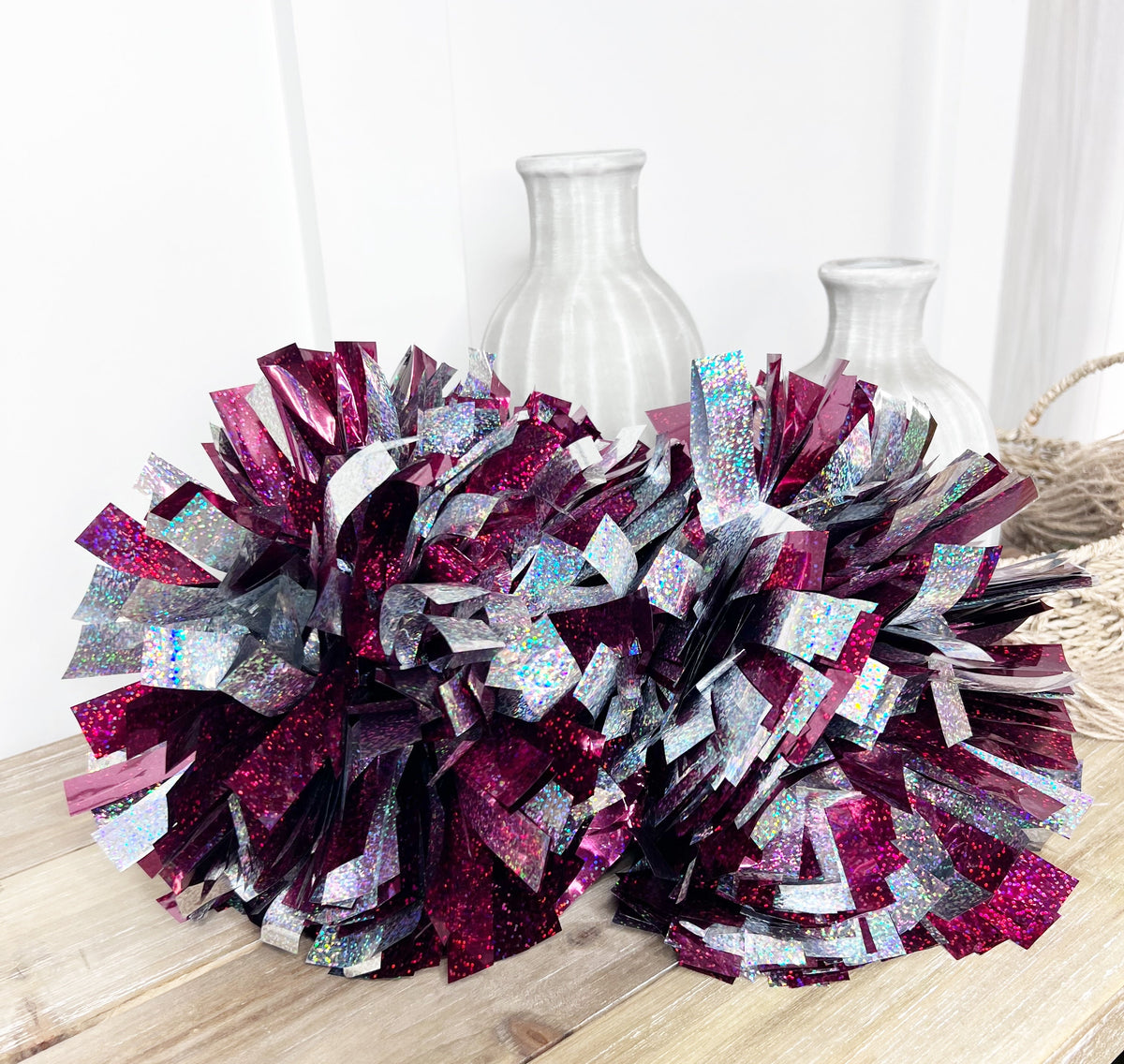 Metallic Pom Poms – WT Fan Gear