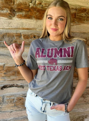 West Texas A&M Alumni Double Bar Tee - Shirts & Tops - WT