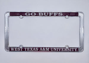 West Texas A&M License Plate Frame - Accessories