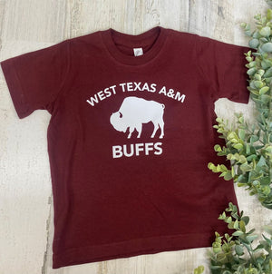West Texas A&M Toddler Tee - WT Fan Gear: color-maroon, 