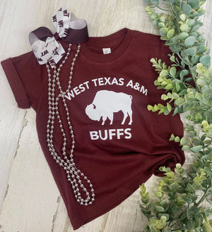 West Texas A&M Toddler Tee - WT Fan Gear: color-maroon, 