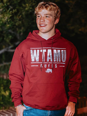 WTAMU Buffs Slash Stack Hoodie - hoodie - WT Fan Gear: 