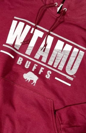 WTAMU Buffs Slash Stack Hoodie - hoodie - WT Fan Gear: 