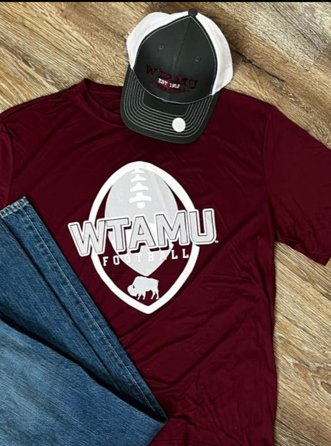 WTAMU Football Competitor Tee - Shirts & Tops - WT Fan Gear: